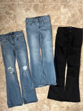 NWOT Hollister mid rise boot 0 short set of 3